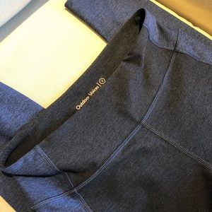 3/4 Two Tone Warmup Leggings